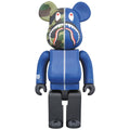 BEARBRICK X BAPE A BATHING APE 1ST CAMO SHARK BLUE 400%