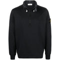 Stone Island Black Half Zip Sweatshirt