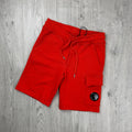 CP Company Junior Jersey Shorts - Fiery Red