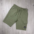 CP Company Jersey Shorts - Moss Gray