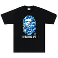 BAPE BIG APE HEAD CAMO T-SHIRT BLACK / BLUE