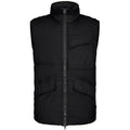 Stone Island Black Crinkle Reps Bodywarmer
