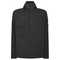 CP Company Black Button Popover Jacket