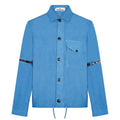 Stone Island Blue Logo Zip Jacket
