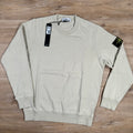 Stone Island Garment Dyed Crewneck Sweatshirt in Plaster