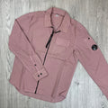 CP Company Zip Overshirt - Mauve