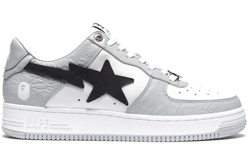 A BATHING APE BAPE STA WHITE / GREY / BLACK