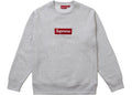 SUPREME BOX LOGO CREWNECK (FW18) GREY/RED