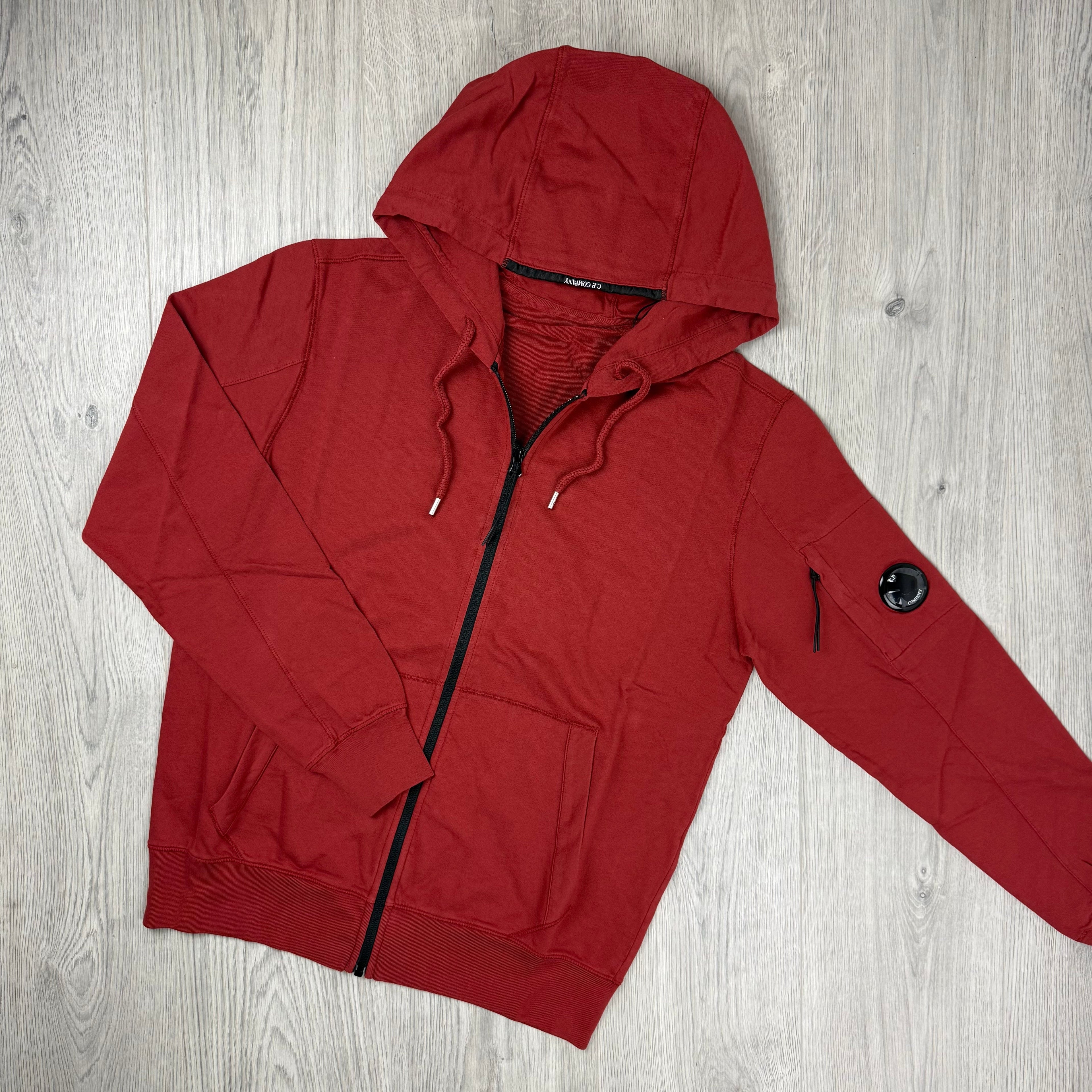 CP Company Zip Hoodie - Ketchup