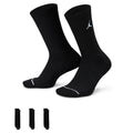 Air Jordan Everyday Dri-Fit 3-Pack Black Socks