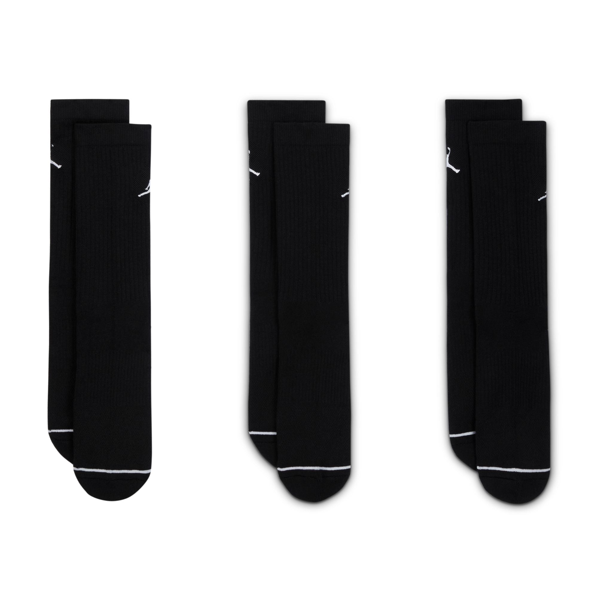 Air Jordan Everyday Dri-Fit 3-Pack Black Socks