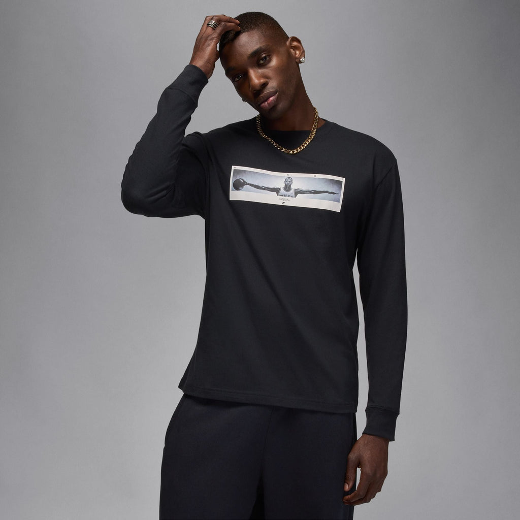 Air Jordan 5 Retro MJ Brand Wings Photo LS Crew Shirt