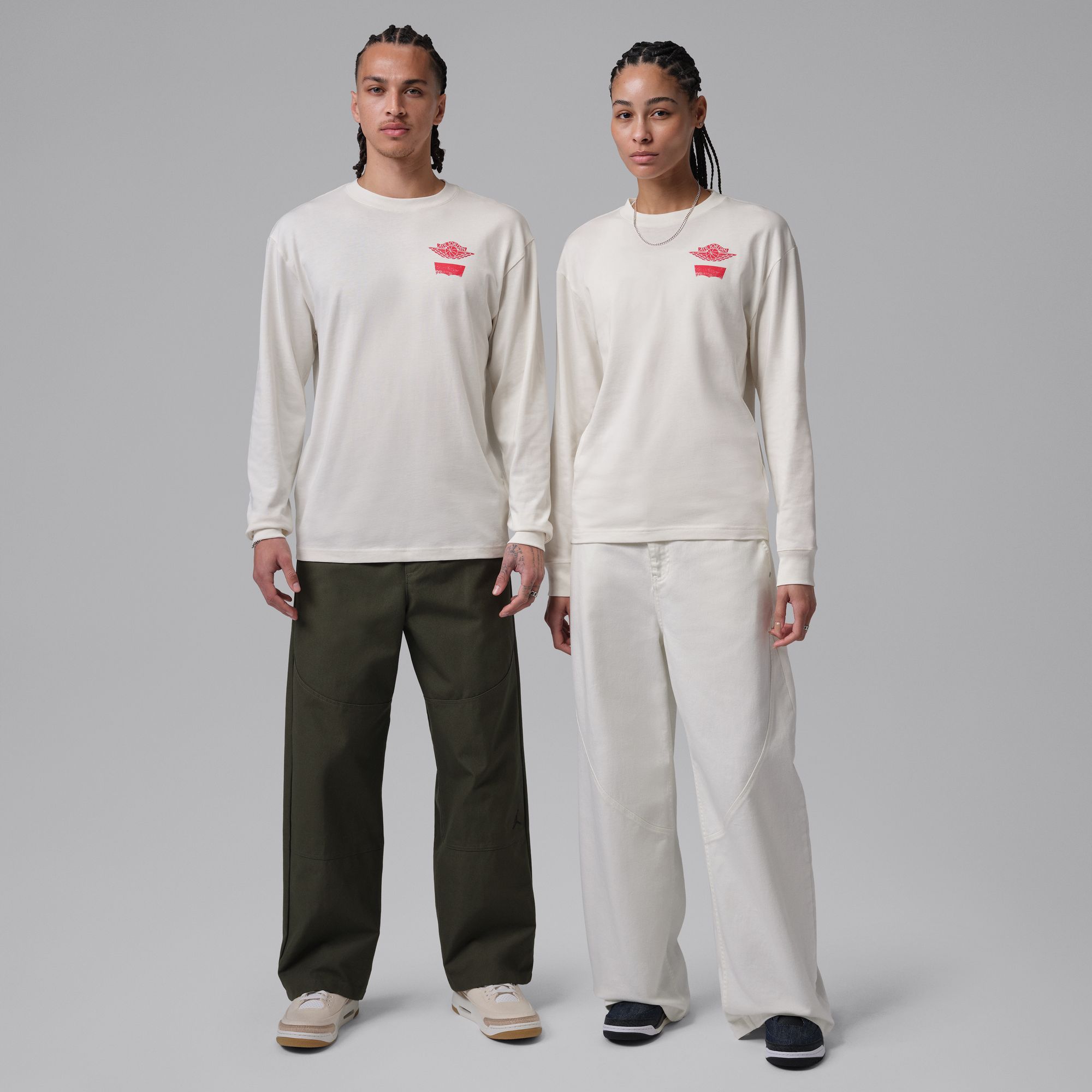 Air Jordan X Levi’s White Long Sleeve T-Shirt