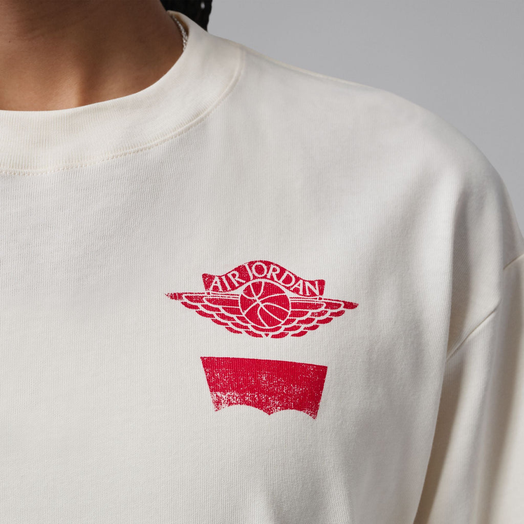 Air Jordan X Levi’s White Long Sleeve T-Shirt