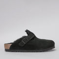 BIRKENSTOCK - BOSTON CLOGS - SHEARLING BLACK