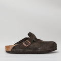 BIRKENSTOCK - BOSTON CLOGS - MOCCA SUEDE