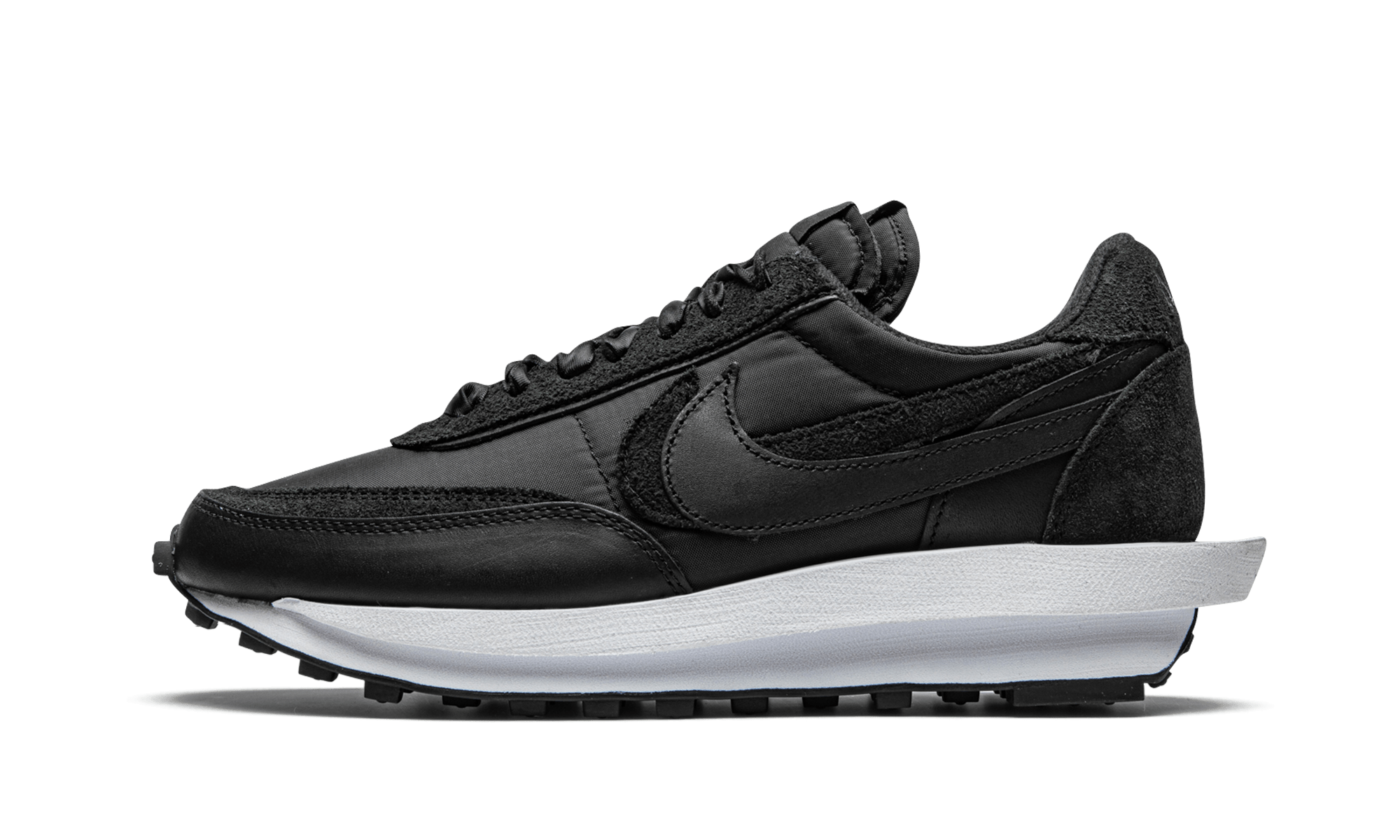 NIKE LDWAFFLE "SACAI-BLACK NYLON"
