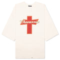 Budweiserria Destroyed Buffalo Tee - Off White