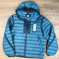 C.P. Company D.D. Shell Goggle Down Jacket in Aegean Blue