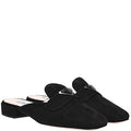 Womens Prada Black Tri Loafer