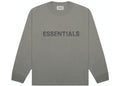 ESSENTIALS FOG 3D SILICON LONG SLEEVE CHARCOAL