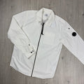CP Company Junior Zip Overshirt - White