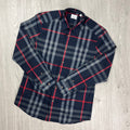 Burberry Check Shirt - Navy