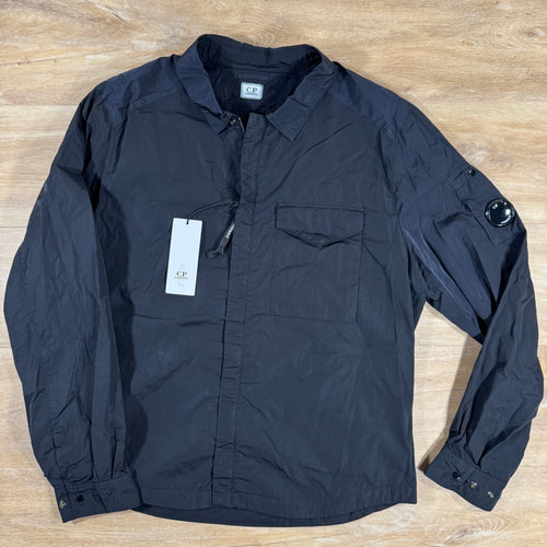 C.P. Company Chrome-R Lens Overshirt in Navy