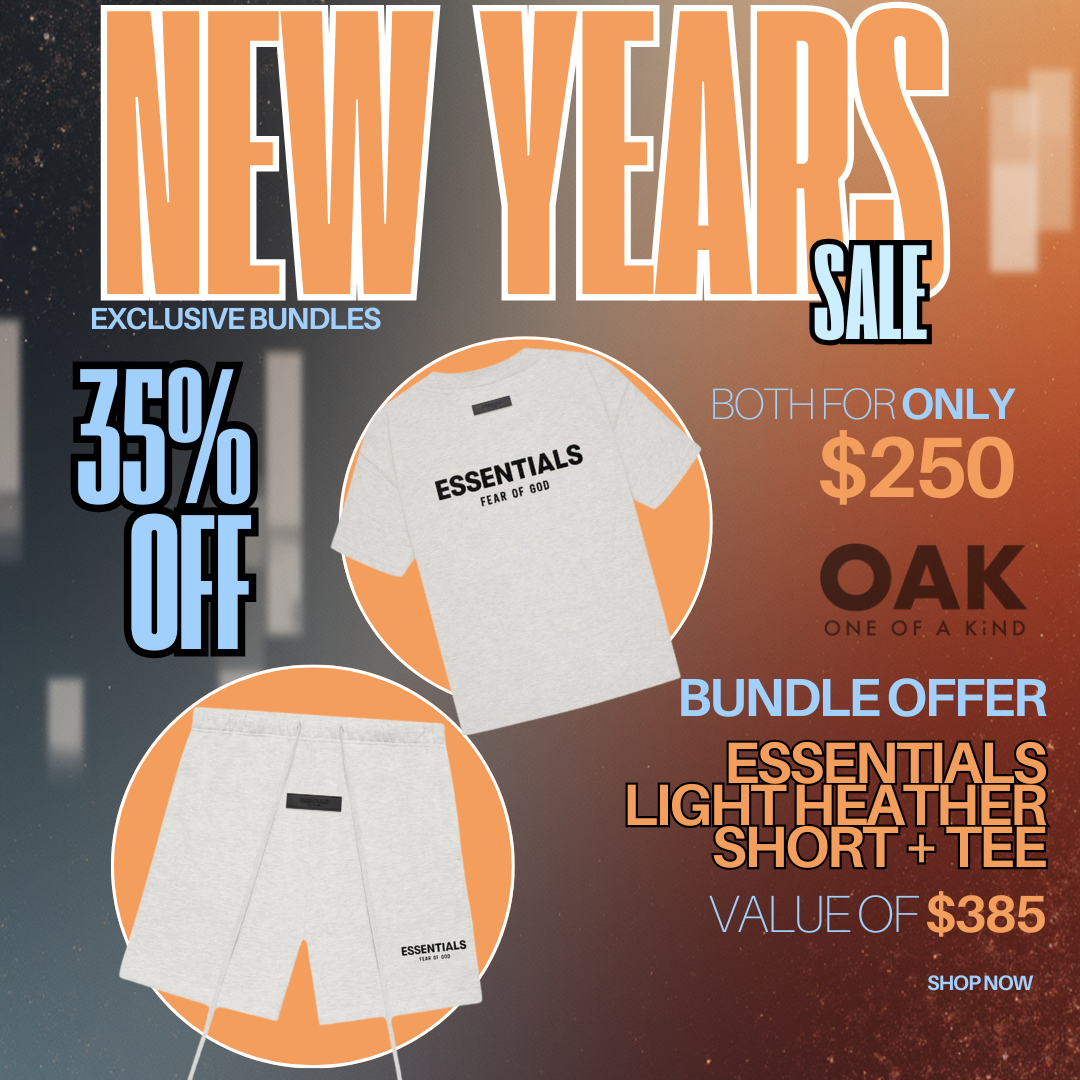 ESSENTIALS FOG LIGHT HEATHER SS22 TEE+SHORTS BUNDLE