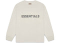 ESSENTIALS FOG 3D SILICON LONG SLEEVE OATMEAL