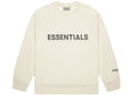 ESSENTIALS FOG 3D SILICON CREWNECK BUTTERCREAM