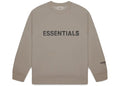 ESSENTIALS FOG 3D SILICON CREWNECK TAUPE