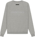 ESSENTIALS FOG CREWNECK 2021 DARK HEATHER OATMEAL
