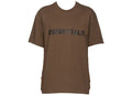 FEAR OF GOD ESSENTIALS X SSENSE 3D SILICON APPLIQUE T-SHIRT BROWN