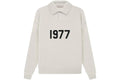 ESSENTIALS FOG 1977 KNIT POLO WHEAT
