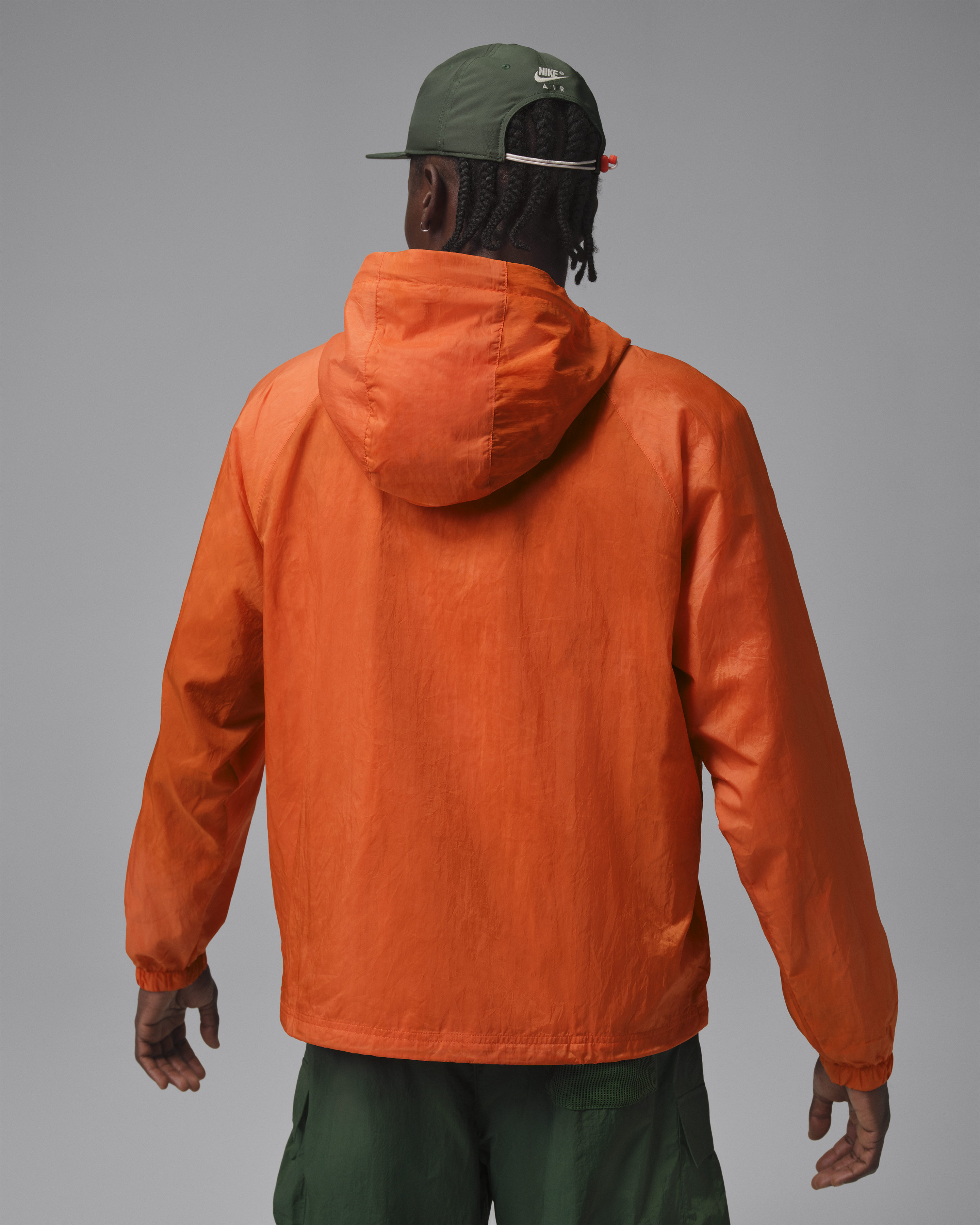 Air Jordan X SoleFly Retro 3 Fruits of our Labor Orange Nylon Shell Jacket 🍊