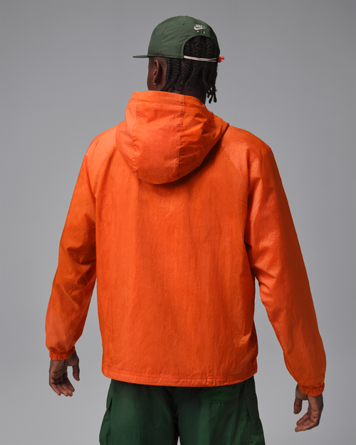 Air Jordan X SoleFly Retro 3 Fruits of our Labor Orange Nylon Shell Jacket 🍊