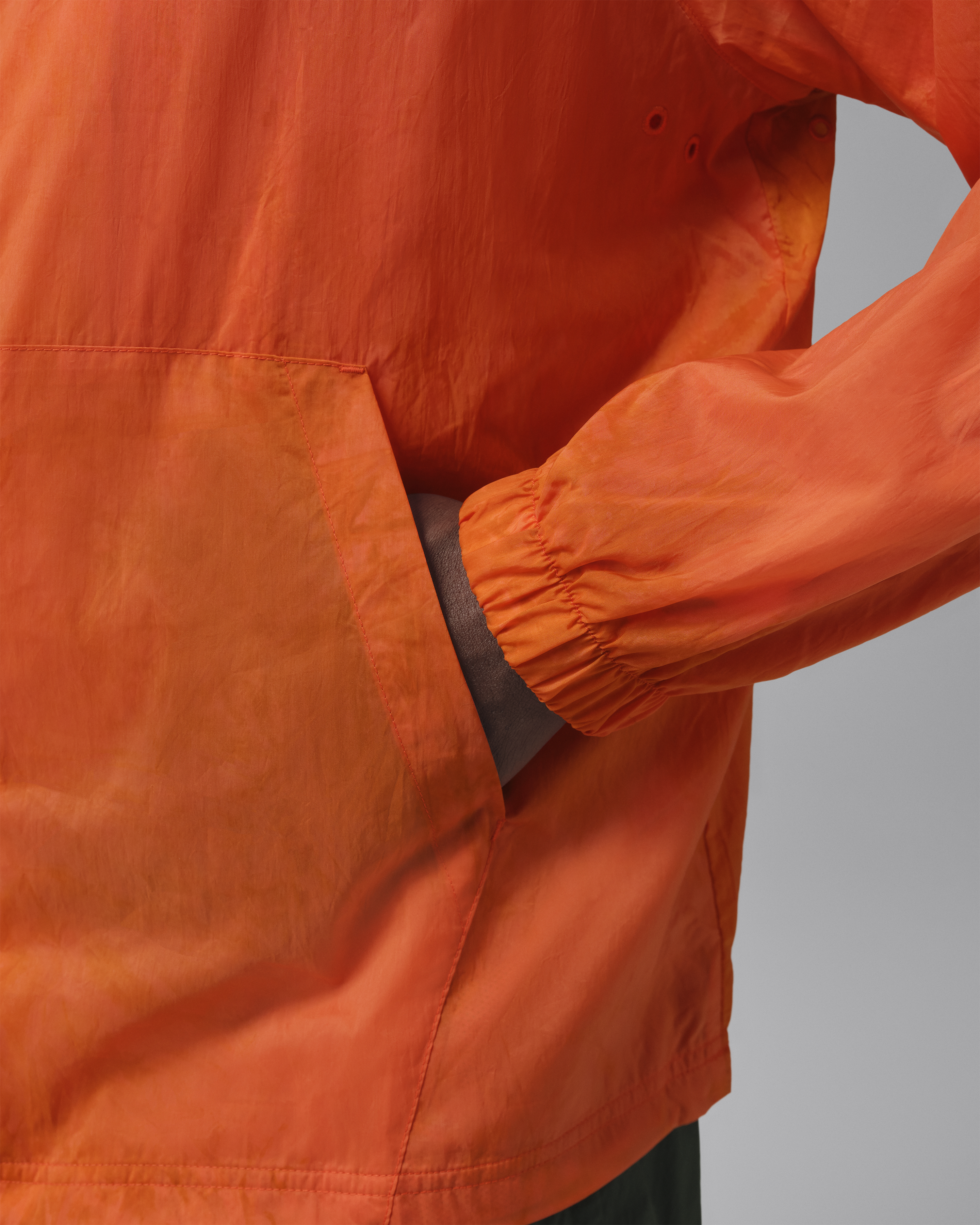 Air Jordan X SoleFly Retro 3 Fruits of our Labor Orange Nylon Shell Jacket 🍊
