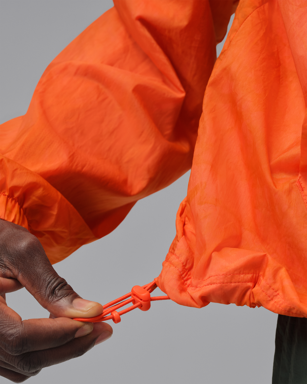 Air Jordan X SoleFly Retro 3 Fruits of our Labor Orange Nylon Shell Jacket 🍊