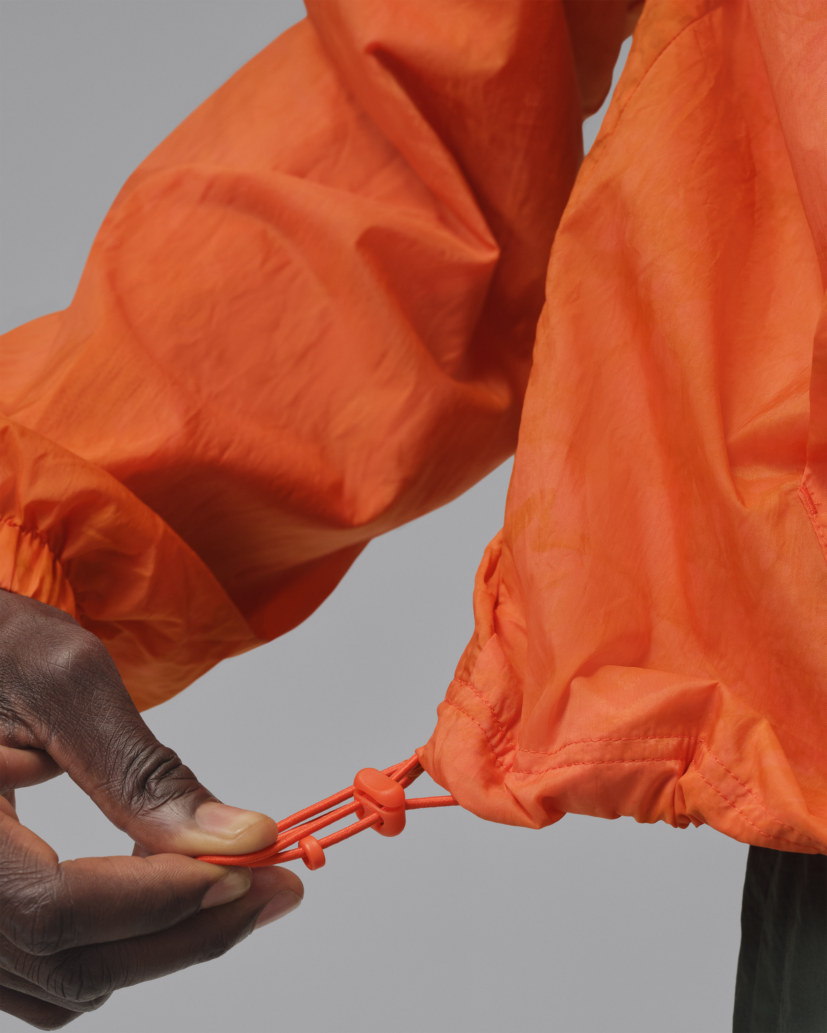 Air Jordan X SoleFly Retro 3 Fruits of our Labor Orange Nylon Shell Jacket 🍊