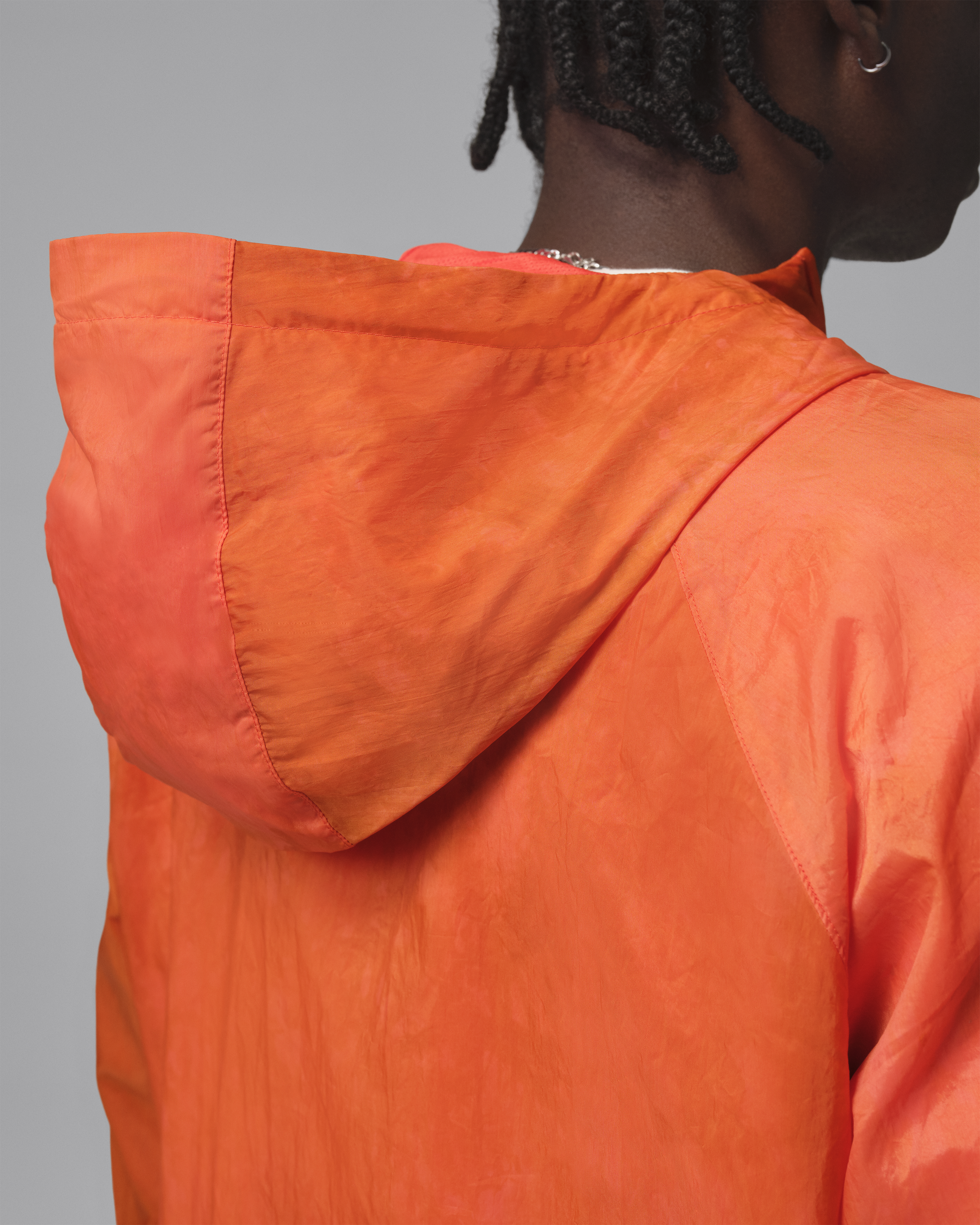 Air Jordan X SoleFly Retro 3 Fruits of our Labor Orange Nylon Shell Jacket 🍊
