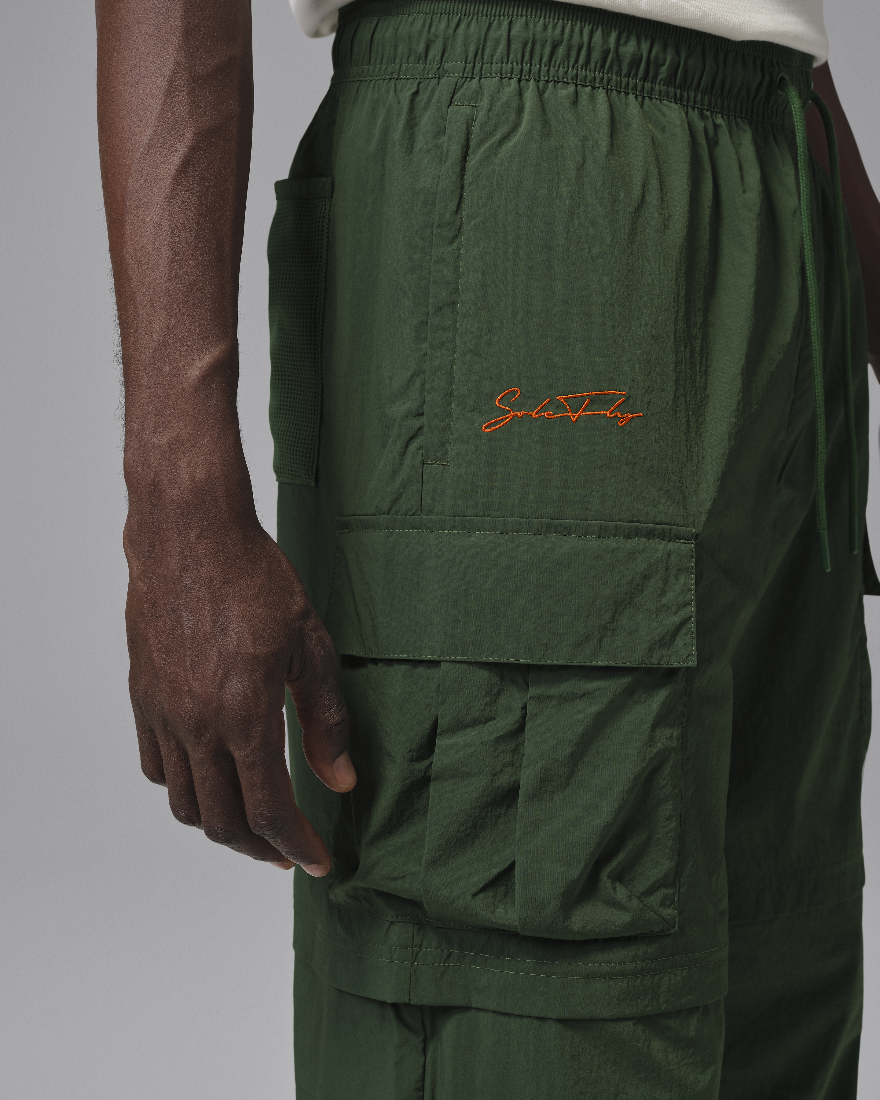 Air Jordan X SoleFly Retro 3 Fruits of our Labor Green Cargo Pant