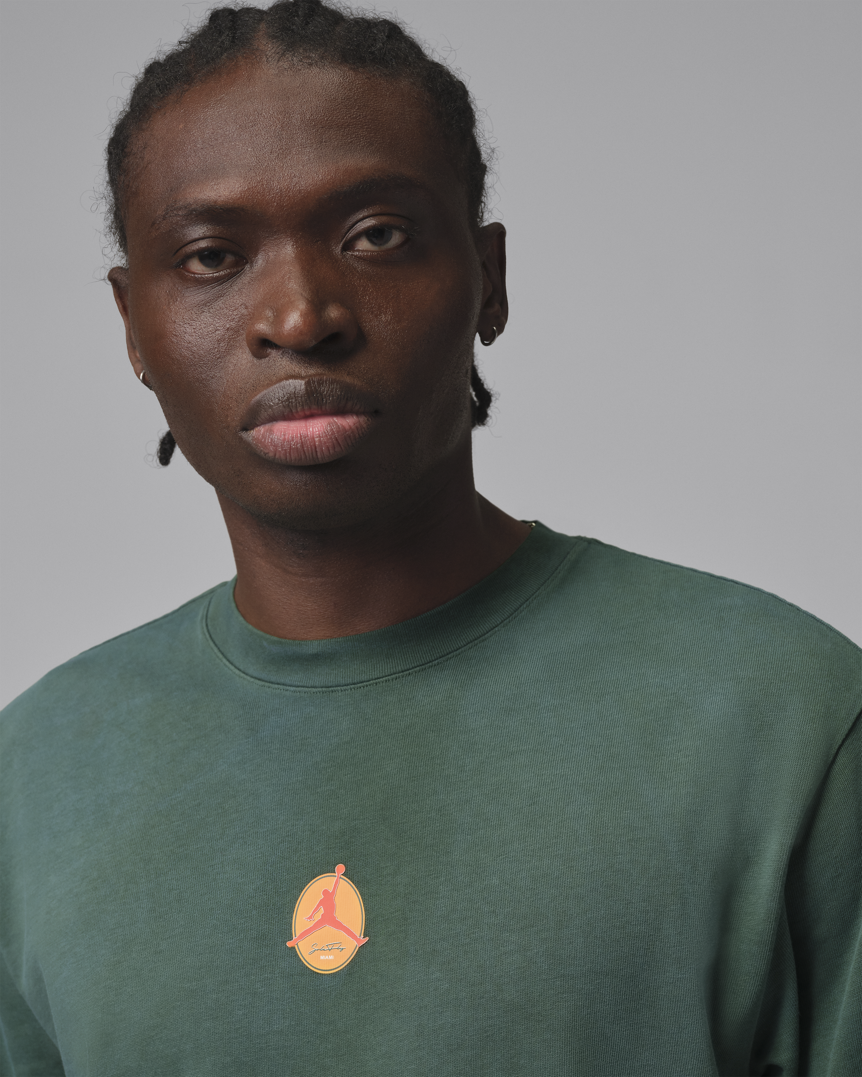 Air Jordan X SoleFly Fruits of our Labor Retro 3 Green T-Shirt