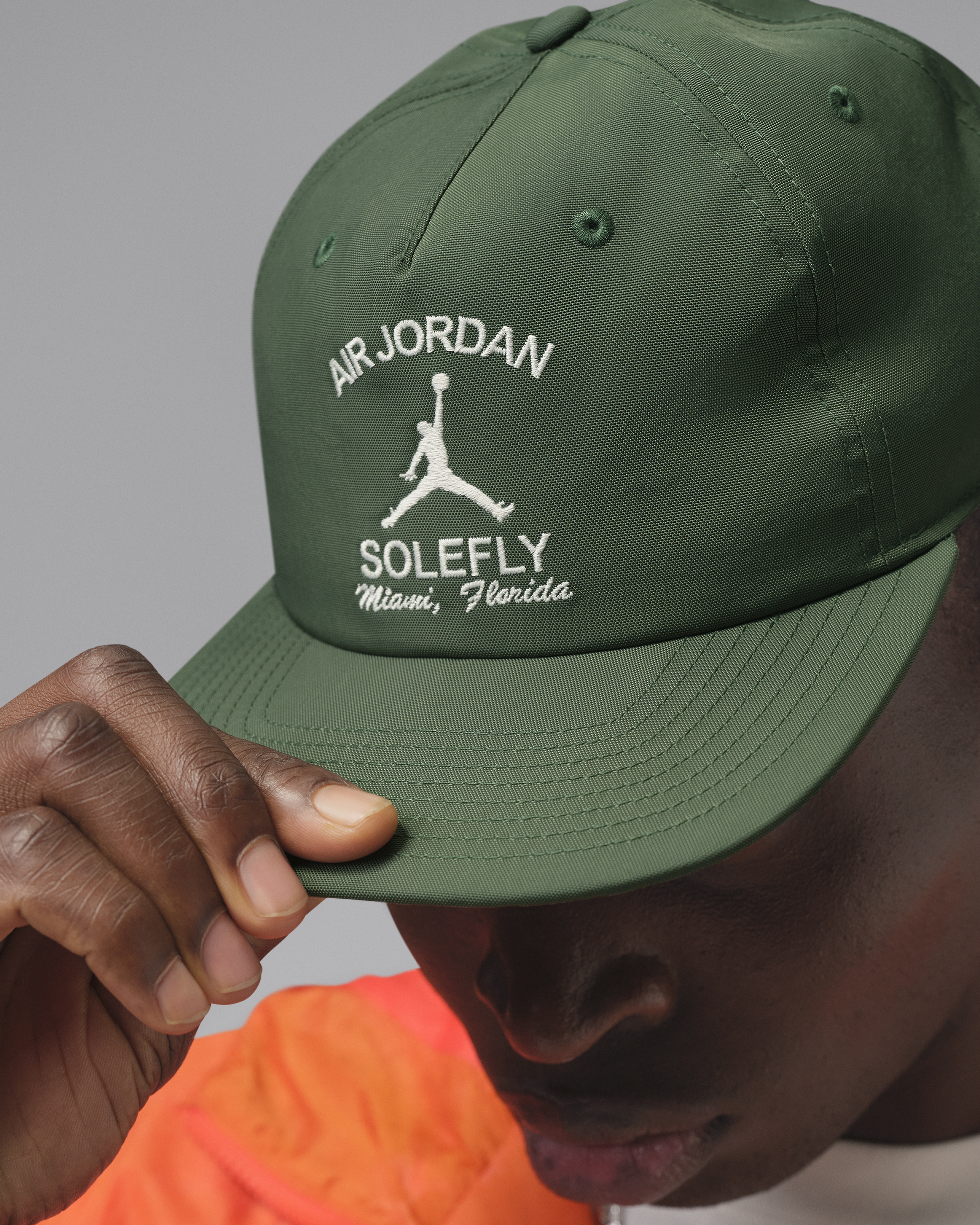 Unisex   Air Jordan X SoleFly 5 Panel Fruits of our Labor Pro Cap