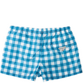 Prada Turquoise Triangle Logo Swimshorts