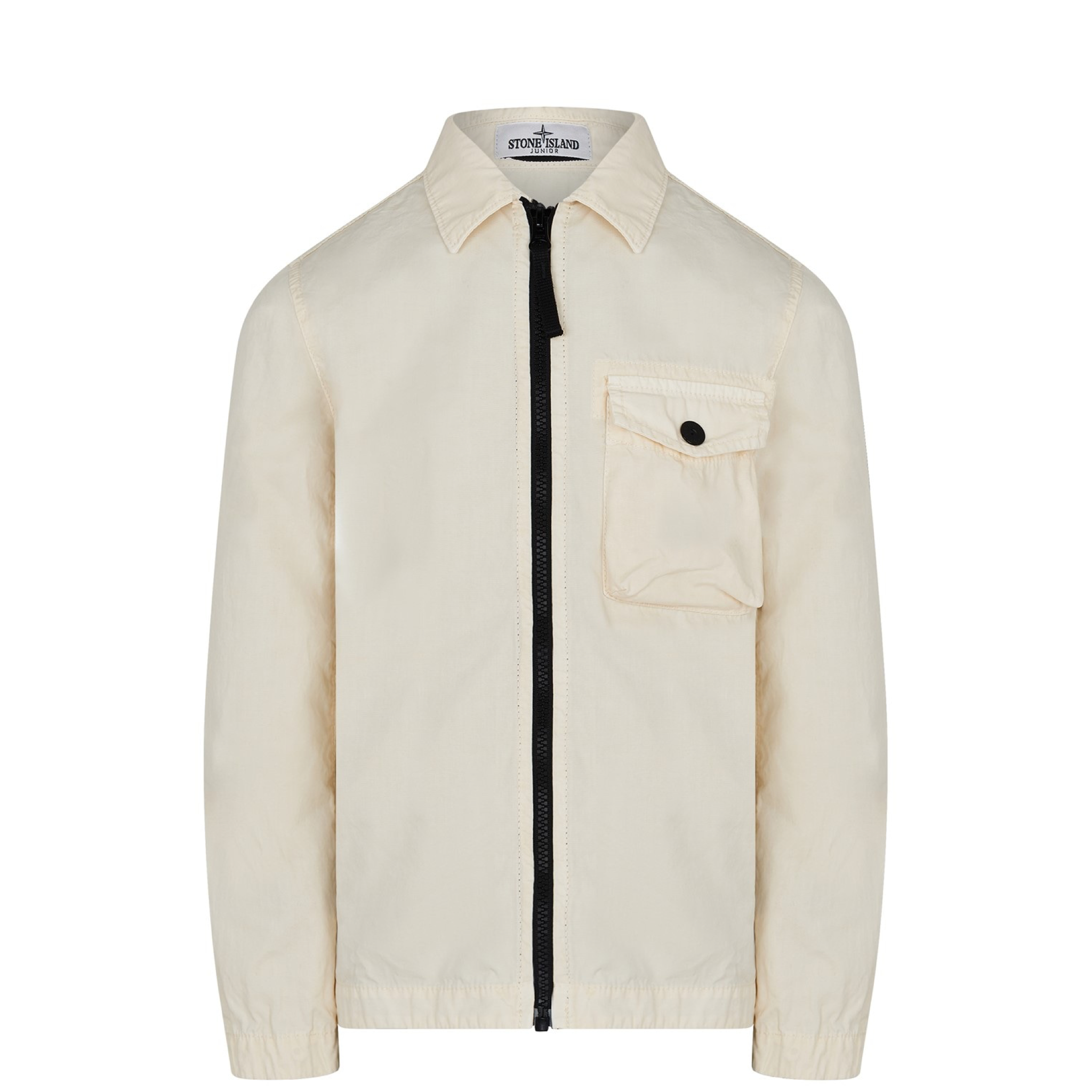 Stone Island Junior Zip Canvas Overshirt