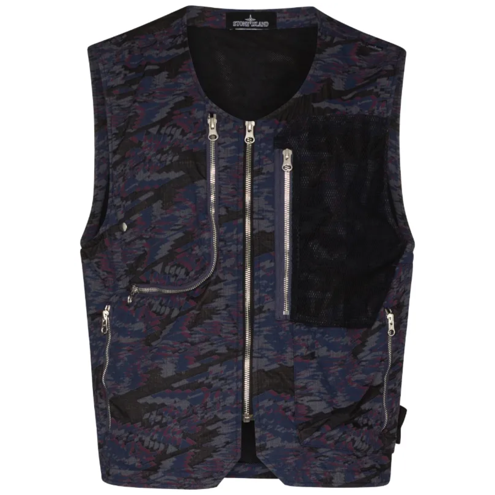 Stone Island Shadow Project Blue Utility Vest