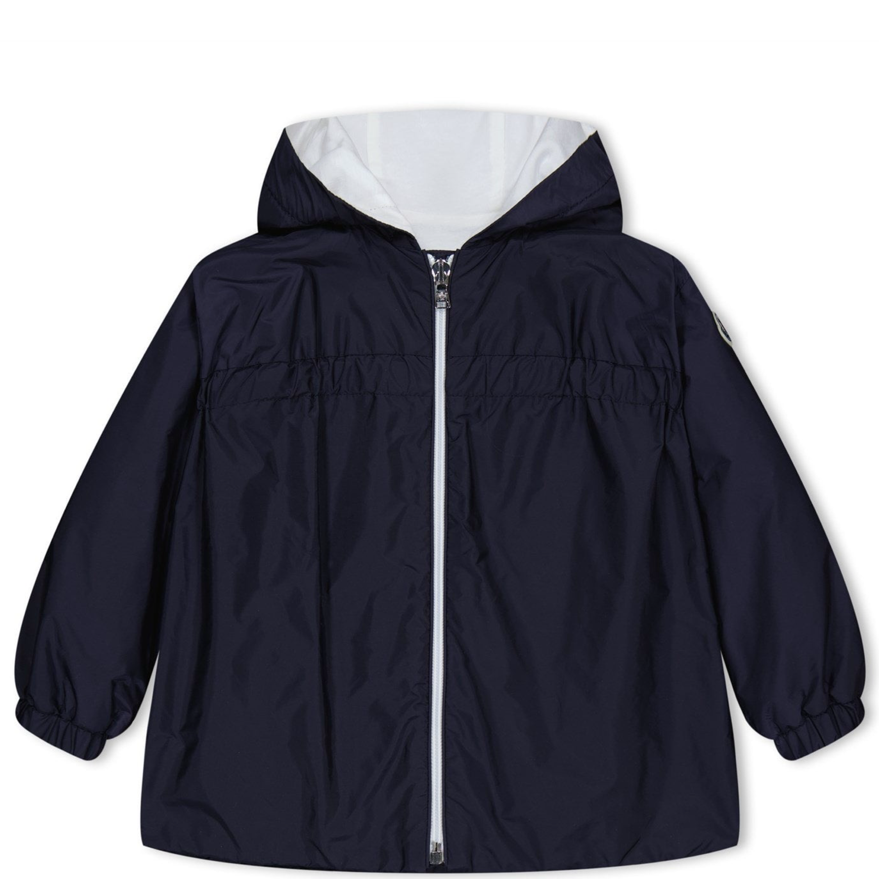 Girls Moncler Navy Raka Hooded Jacket