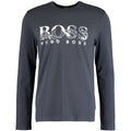 Hugo Boss Navy Printed Long Sleeve T-Shirt
