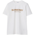 Burberry White Ellison Logo T-Shirt
